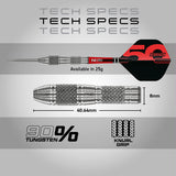Red Dragon Grizzly 4 85% Tungsten Steel Tip Darts - view 5