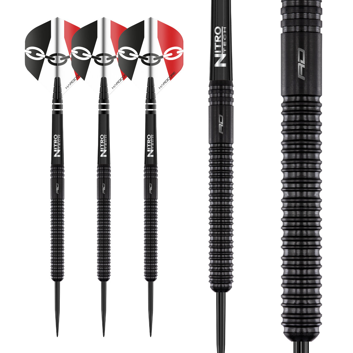 Jamie Hughes 90% Tungsten Steel Tip Darts by Red Dragon - view 4