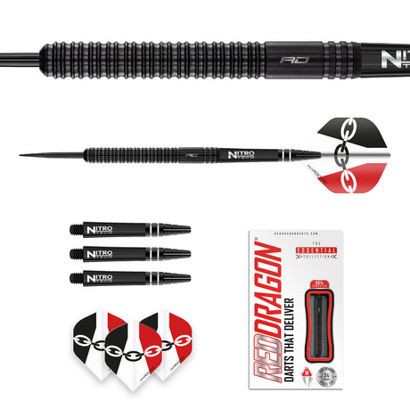 Jamie Hughes 90% Tungsten Steel Tip Darts by Red Dragon - view 5