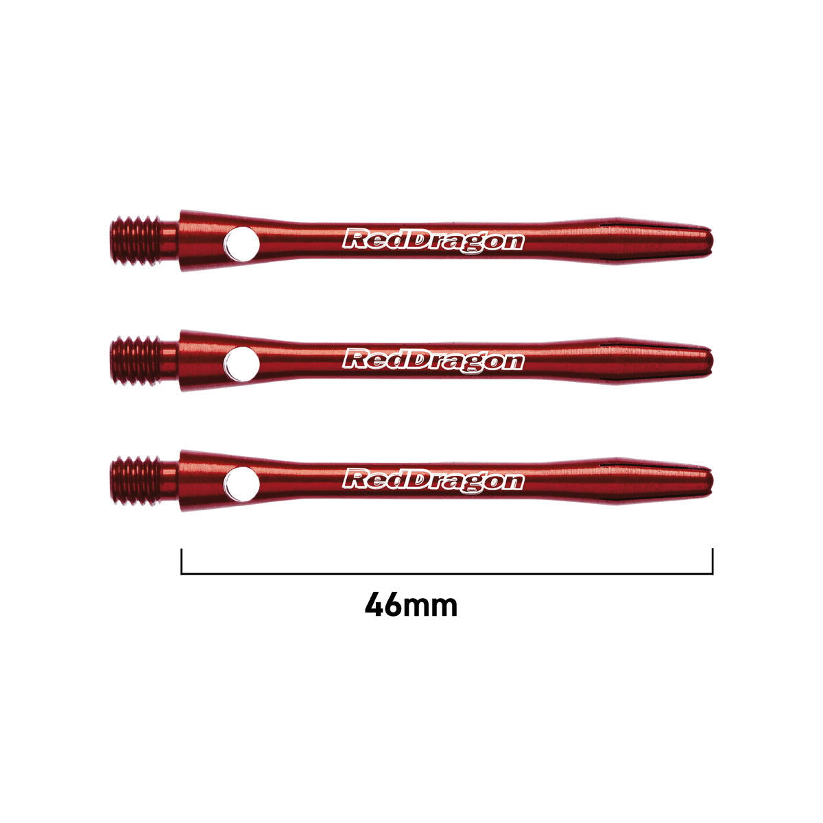 Laser Etched Aluminium Dart Stems by Red Dragon - view 3