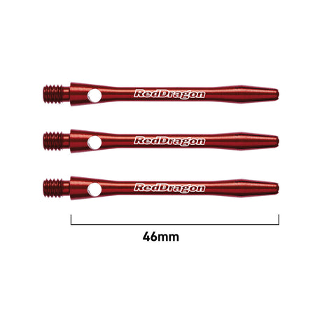 Laser Etched Aluminium Dart Stems by Red Dragon - view 3
