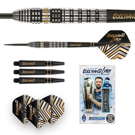 Red Dragon Luke Humphries Prestige 90% Tungsten Steel Tip Darts - view 4