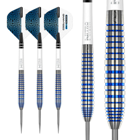 Luke Humphries TX3 Cool Blue SE 90% Tungsten Steel Tip Darts by Red Dragon - view 4