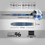 Red Dragon Luke Humphries TX5 90% Tungsten Steel Tip Darts - view 6