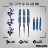 Red Dragon Luke Humphries TX5 90% Tungsten Steel Tip Darts - view 2