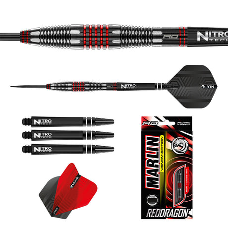 Marlin Venom 90% Tungsten Steel Tip Darts by Red Dragon - view 5