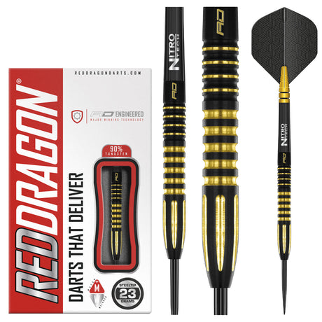 Neil Duff 90% Tungsten Steel Tip Darts by Red Dragon