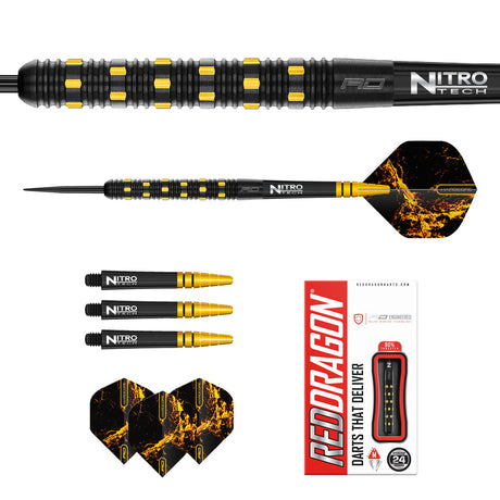 Nirvana 90% Tungsten Steel Tip Darts by Red Dragon - view 5