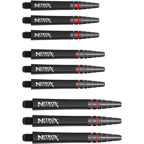 Nitro Xfire Carbon Dart Stems / Shafts by Red Dragon