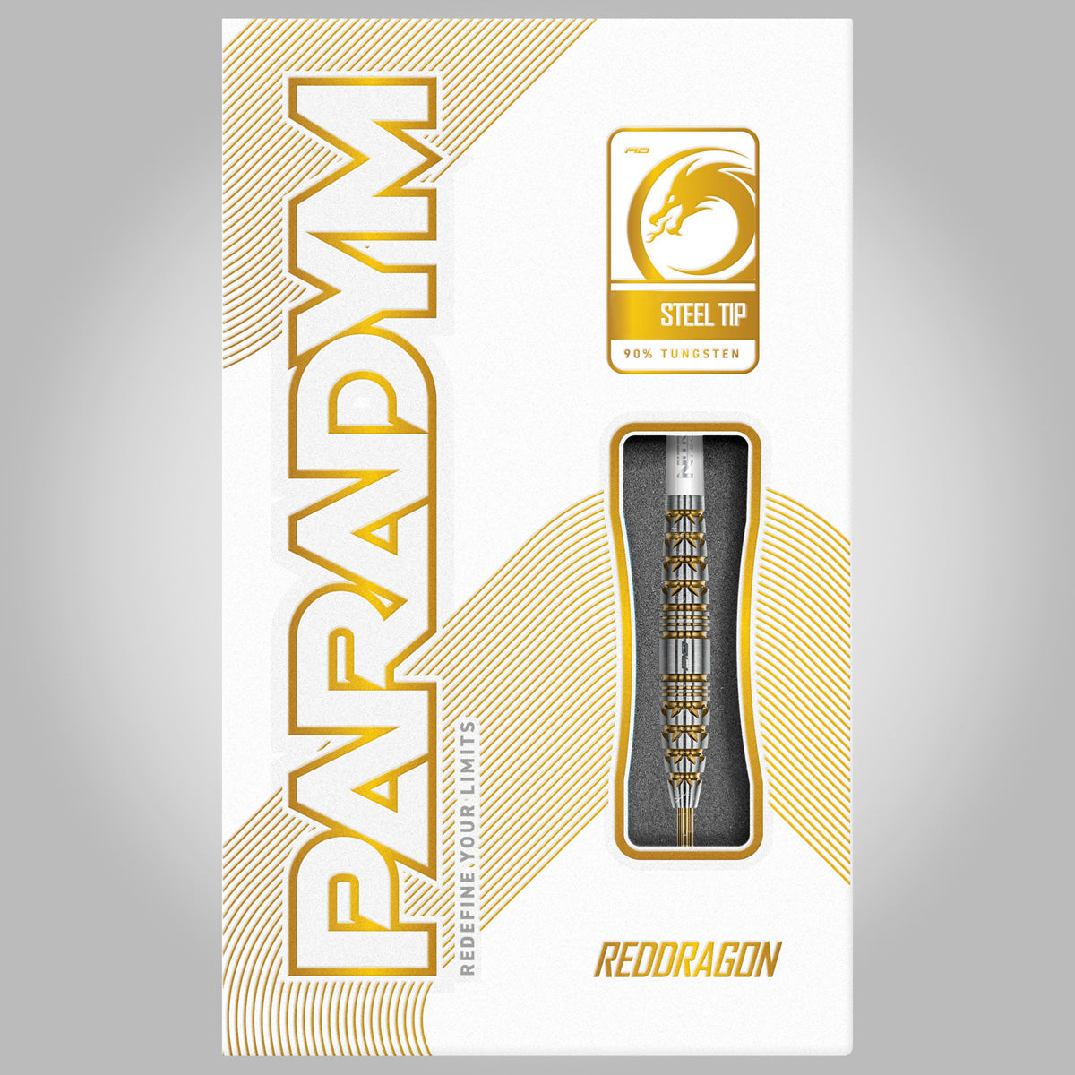 Red Dragon Paradym Gold Torpedo 90% Tungstem Steel Tip Darts - view 4