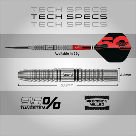 Red Dragon Penetrator 1 95% Tungsten Steel Tip Darts - view 5