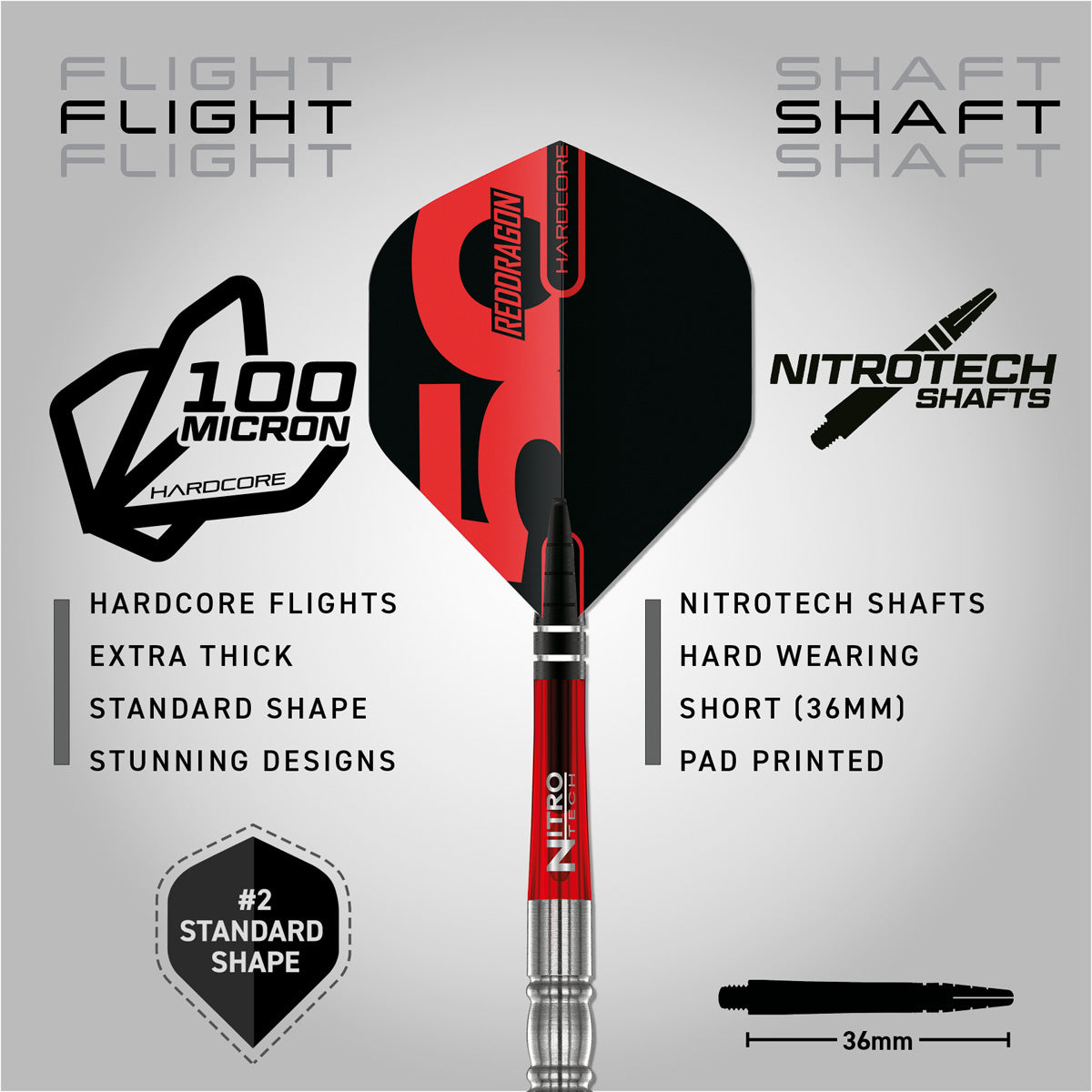 Red Dragon Penetrator 4 95% Tungsten Steel Tip Darts - view 3