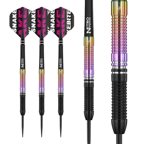 Peter Wright World Champion 2020 SE 90% Tungsten Steel Tip Darts by Red Dragon - view 4