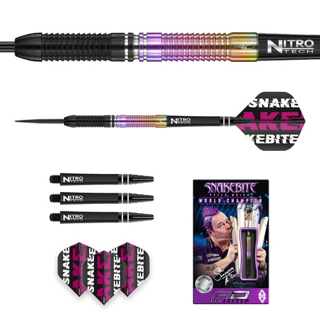 Peter Wright World Champion 2020 SE 90% Tungsten Steel Tip Darts by Red Dragon - view 5