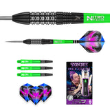 Peter Wright Black Strike 90% Tungsten Steel Tip Darts by Red Dragon - view 5