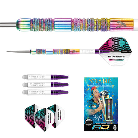 Peter Wright Diamond Fusion Spectron SE 90% Tungsten Steel Tip Darts by Red Dragon - view 5