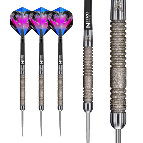 Peter Wright Euro 11 Element 90% Tungsten Steel Tip Darts by Red Dragon - view 4