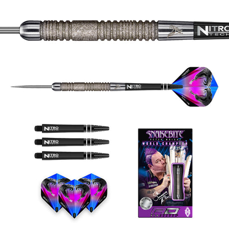 Peter Wright Euro 11 Element 90% Tungsten Steel Tip Darts by Red Dragon - view 5