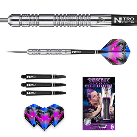 Peter Wright Euro 11 90% Tungsten Steel Tip Darts by Red Dragon - view 5