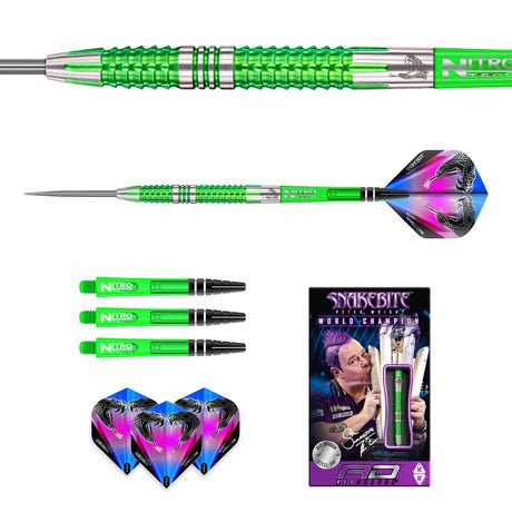 Peter Wright Mamba 2 90% Tungsten Steel Tip Darts by Red Dragon - view 5