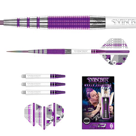 Peter Wright PL15 Medusa 90% Tungsten Steel Tip Darts by Red Dragon - view 5