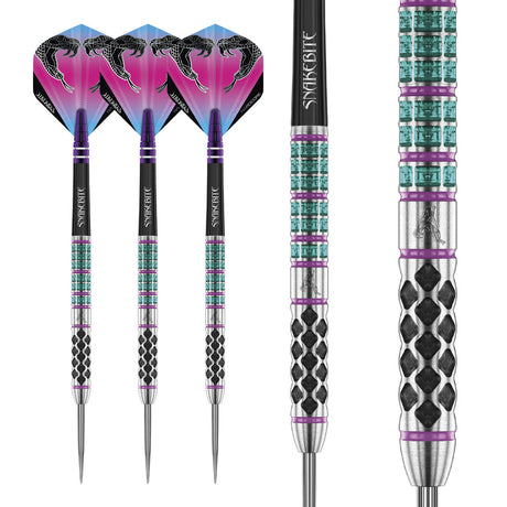 Peter Wright Supa Venom 90% Tungsten Steel Tip Darts by Red Dragon - view 4