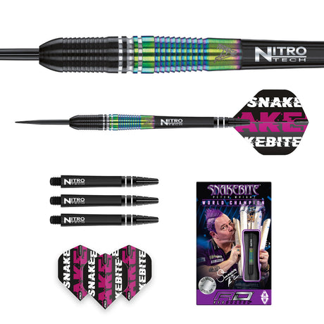 Peter Wright World Champion Torpedo SE 90% Tungsten Steel Tip Darts by Red Dragon - view 5