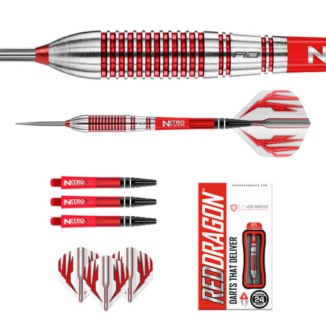 Reflex 90% Tungsten Steel Tip Darts by Red Dragon - view 5