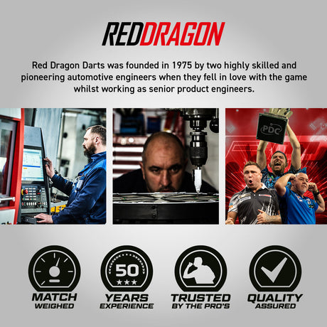 Red Dragon Rob Owen 90% Tungsten Steel Tip Darts - view 7