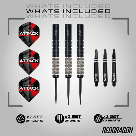 Red Dragon Rob Owen 90% Tungsten Steel Tip Darts - view 2