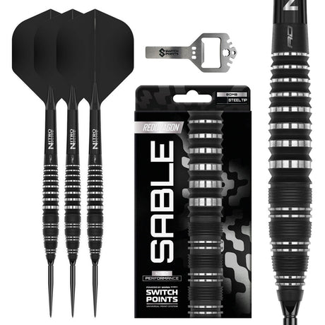 Red Dragon Sable Bomb Switch Point 90% Tungsten Steel Tip Darts
