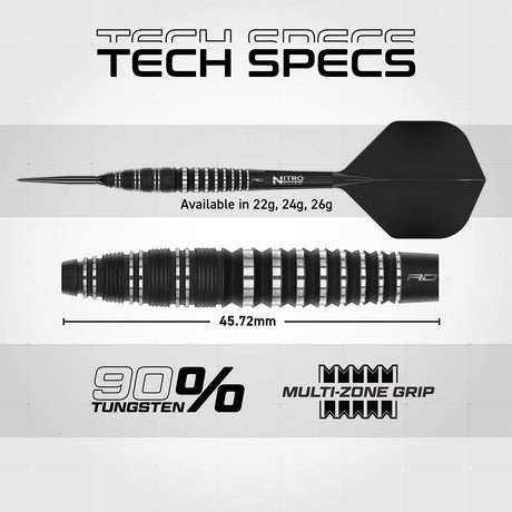 Red Dragon Sable Bomb Switch Point 90% Tungsten Steel Tip Darts - view 6