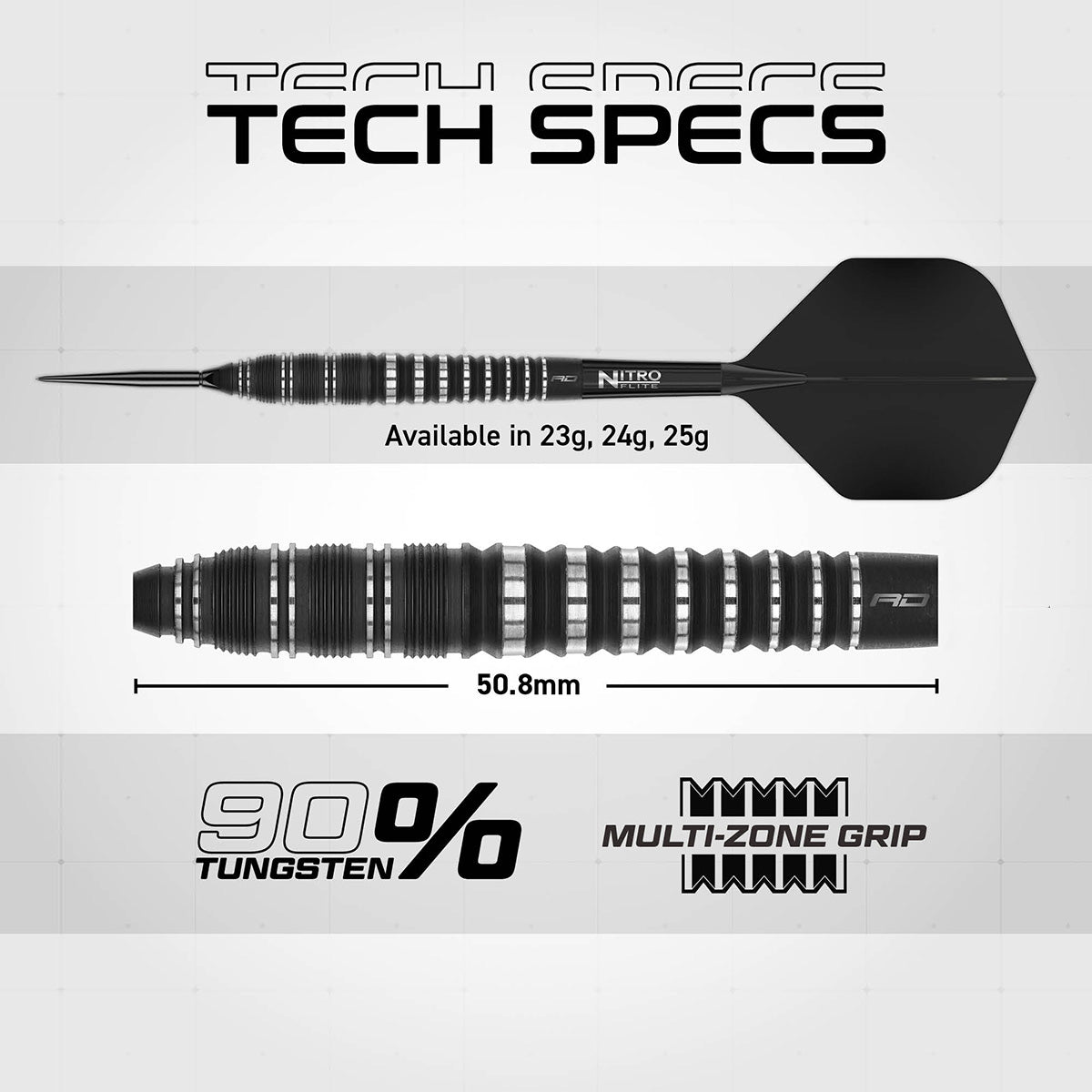 Red Dragon Sable Torpedo Switch Point 90% Tungsten Steel Tip Darts - view 7