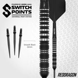 Red Dragon Sable Parallel Switch Point 90% Tungsten Steel Tip Darts - view 5