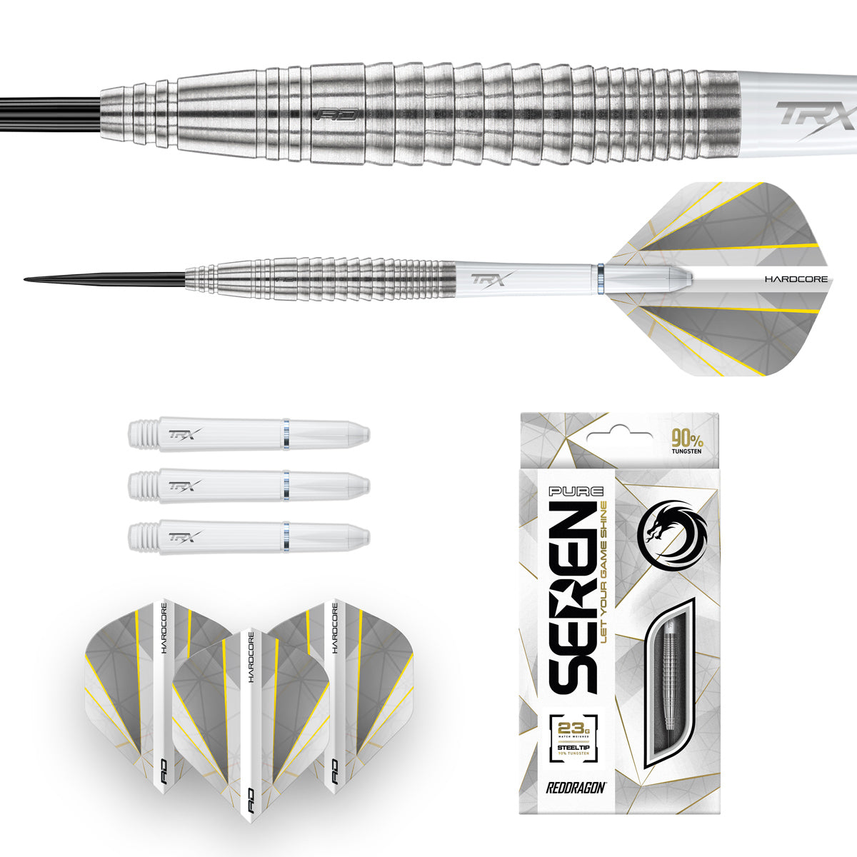 Red Dragon Seren 4 Pure 90% Tungsten Steel Tip Darts - view 4