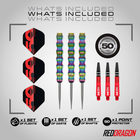 Red Dragon Shockwaves 90% Tungsten Steel Tip Darts - view 2