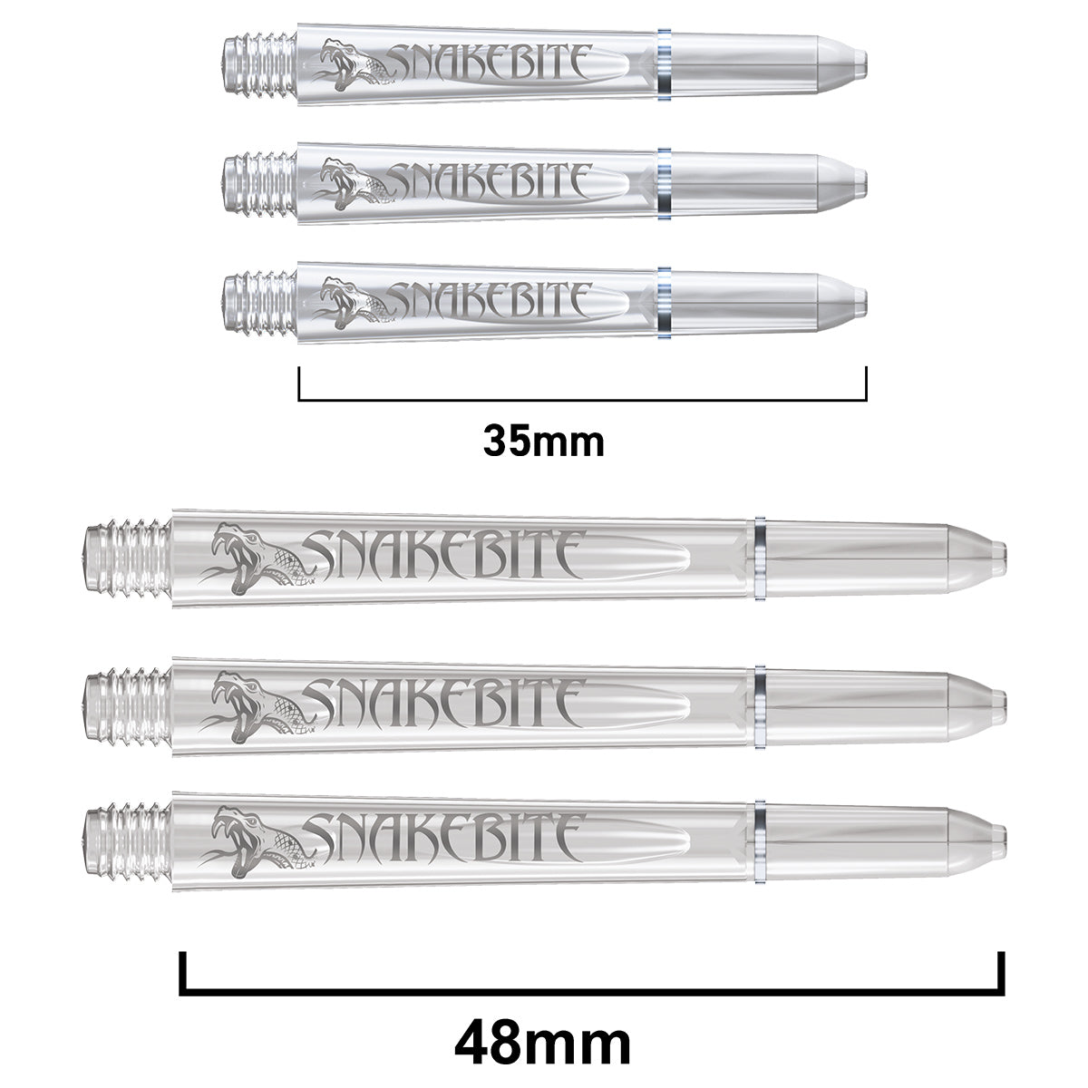 Snakebite Signature (Logo Polycarbonate) Dart Stems by Red Dragon - view 6
