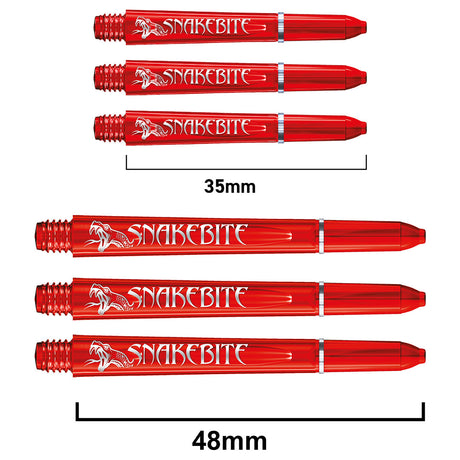 Snakebite Signature (Logo Polycarbonate) Dart Stems by Red Dragon - view 2
