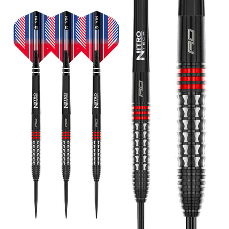 Vengeance Red 90% Tungsten Steel Tip Darts by Red Dragon - view 4