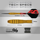 Red Dragon Virgin 5 90% Tungsten Steel Tip Darts - view 5