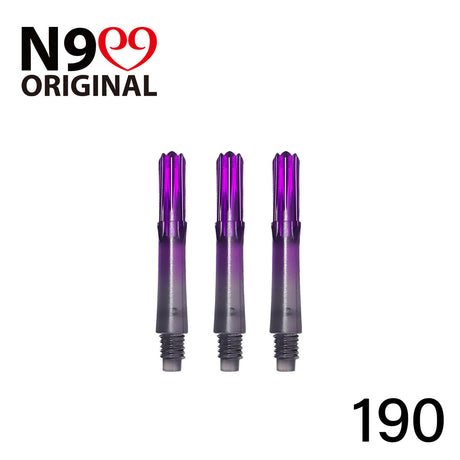 L-Style L-Shaft N9 Locked Straight Dart Shafts Clear Black Gradient - view 8