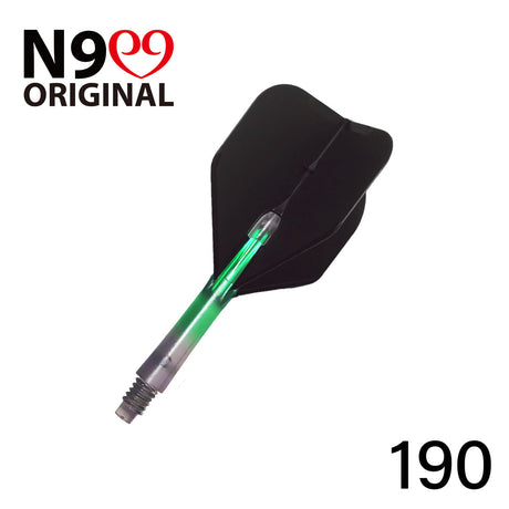 L-Style L-Shaft N9 Locked Straight Dart Shafts Clear Black Gradient - view 15