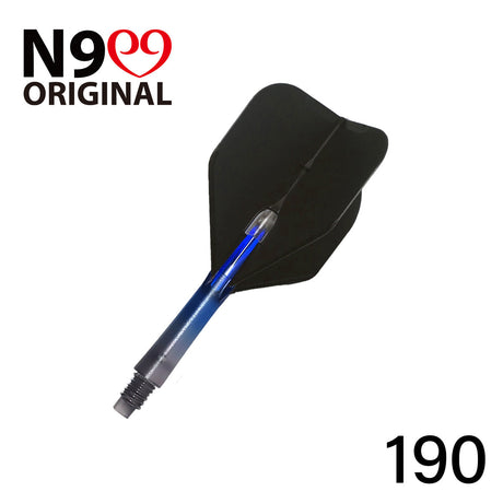 L-Style L-Shaft N9 Locked Straight Dart Shafts Clear Black Gradient - view 3