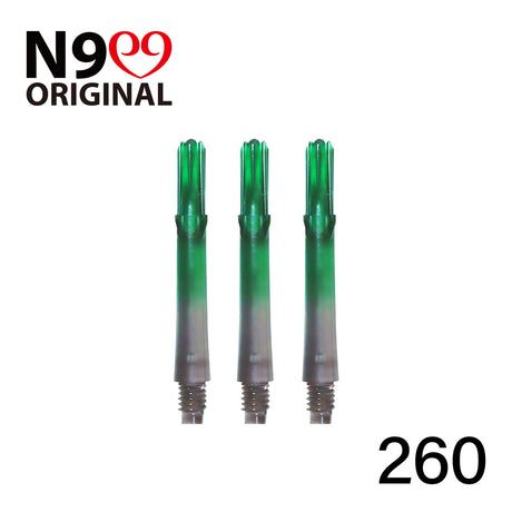 L-Style L-Shaft N9 Locked Straight Dart Shafts Clear Black Gradient - view 16