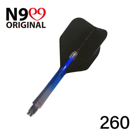 L-Style L-Shaft N9 Locked Straight Dart Shafts Clear Black Gradient - view 5