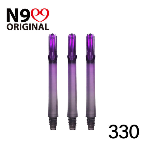 L-Style L-Shaft N9 Locked Straight Dart Shafts Clear Black Gradient - view 12