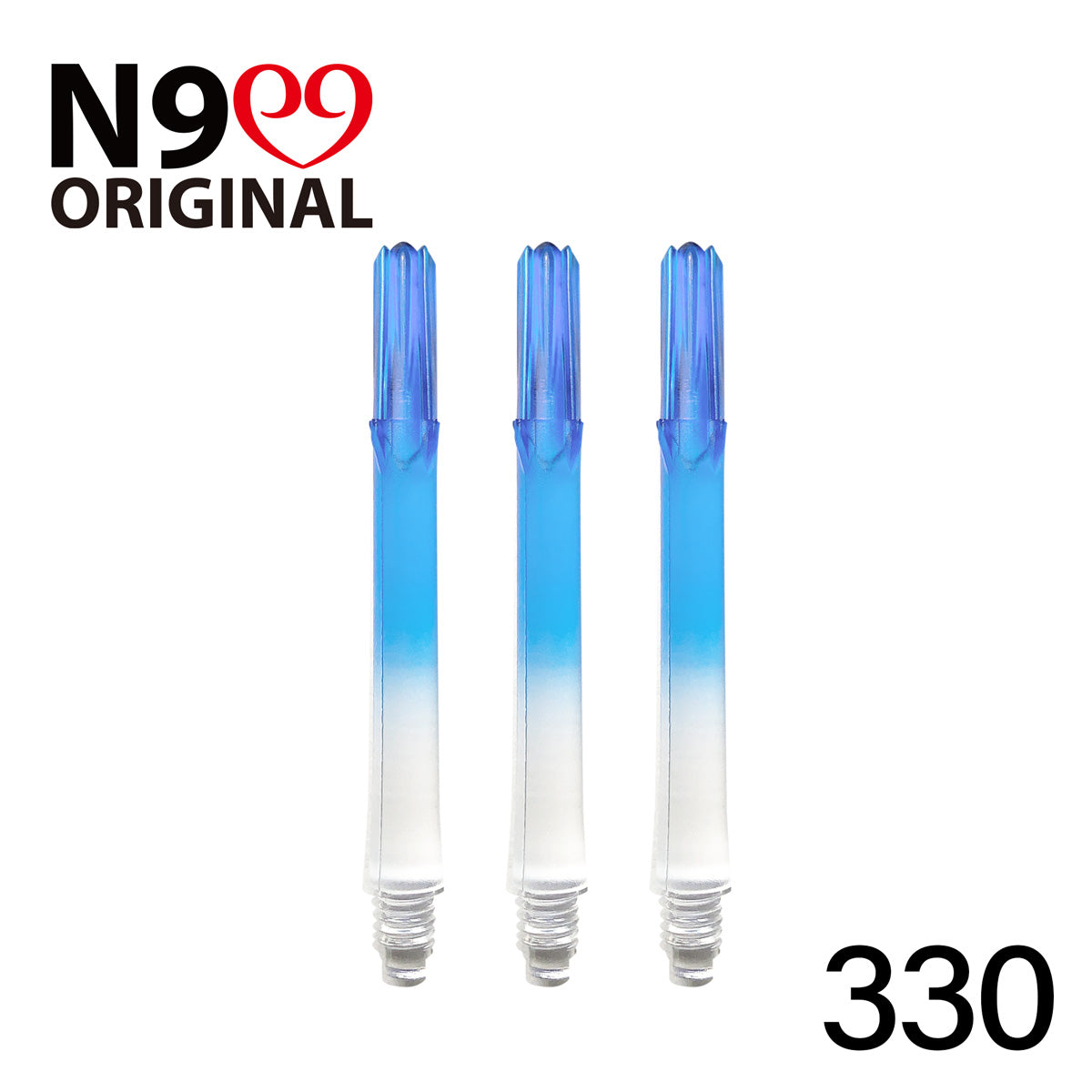 L-Style L-Shaft N9 Locked Straight Dart Shafts Clear Gradient - view 12