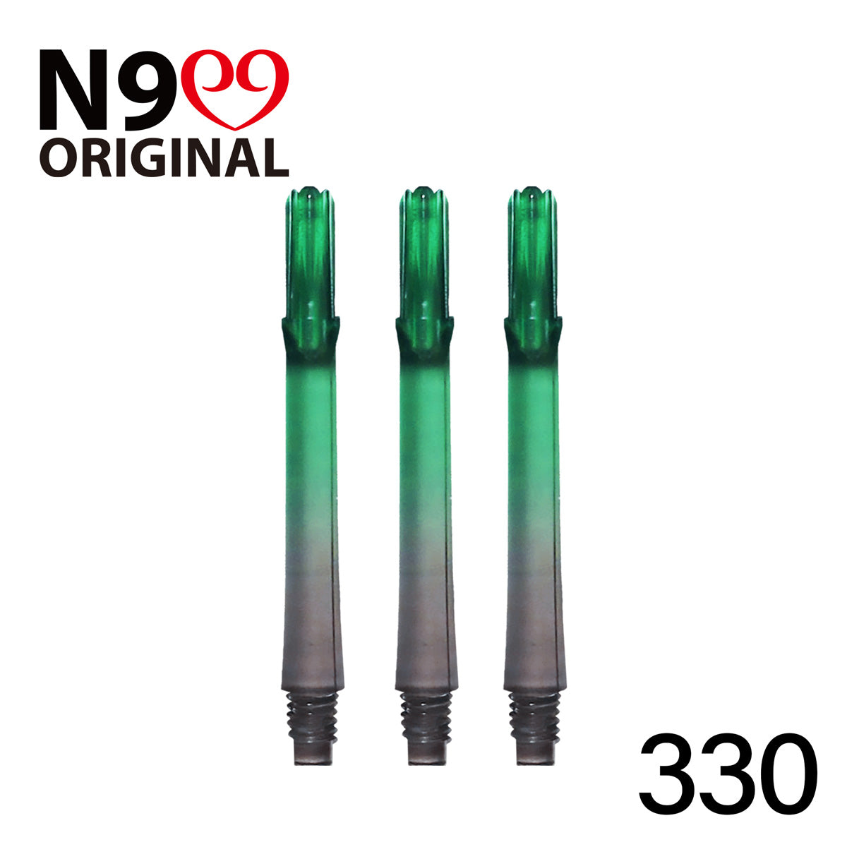 L-Style L-Shaft N9 Locked Straight Dart Shafts Clear Black Gradient - view 18