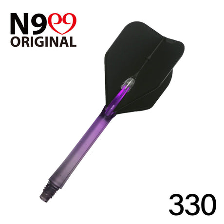 L-Style L-Shaft N9 Locked Straight Dart Shafts Clear Black Gradient - view 13
