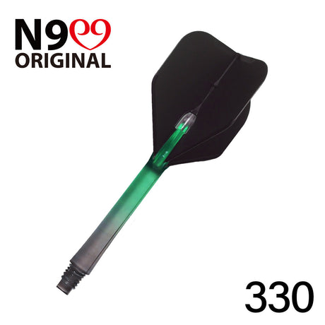 L-Style L-Shaft N9 Locked Straight Dart Shafts Clear Black Gradient - view 19